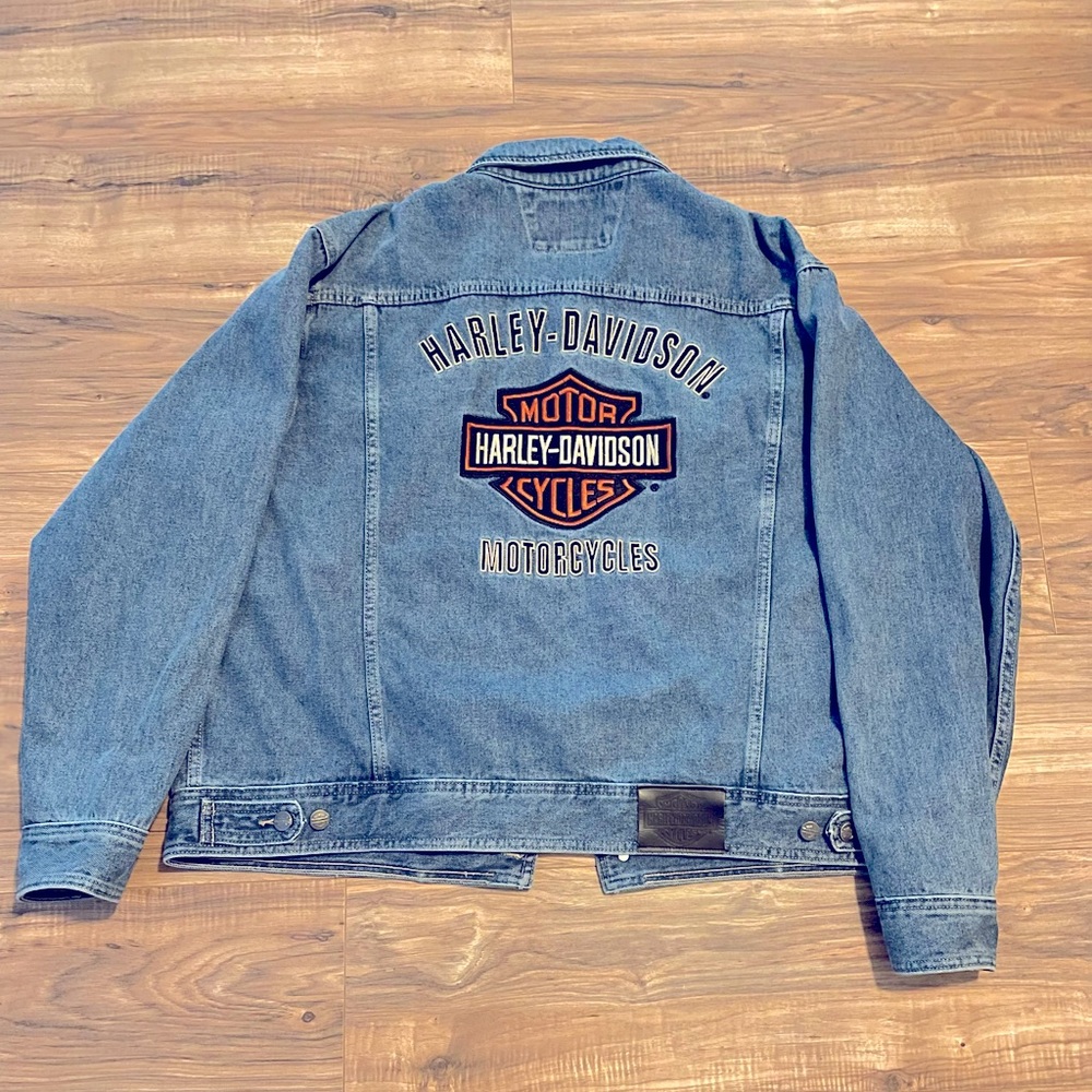 Harley-Davidson denim jacket size 2XL